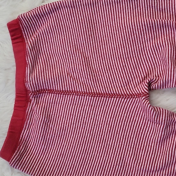OLD NAVY Baby unisex red & white striped soft cotton pants size 12-18 months - Picture 3 of 4